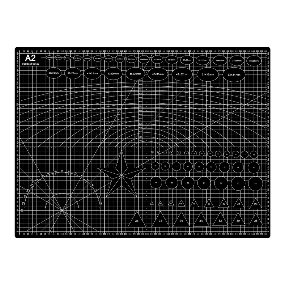 מחצלת חיתוך שחורה לריפוי עצמי